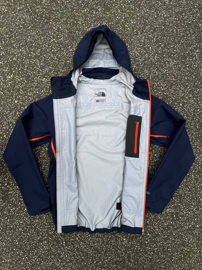 Regnjakke fra The North Face med Gore-tex membran i mørkeblå / Marina blå farve S dame