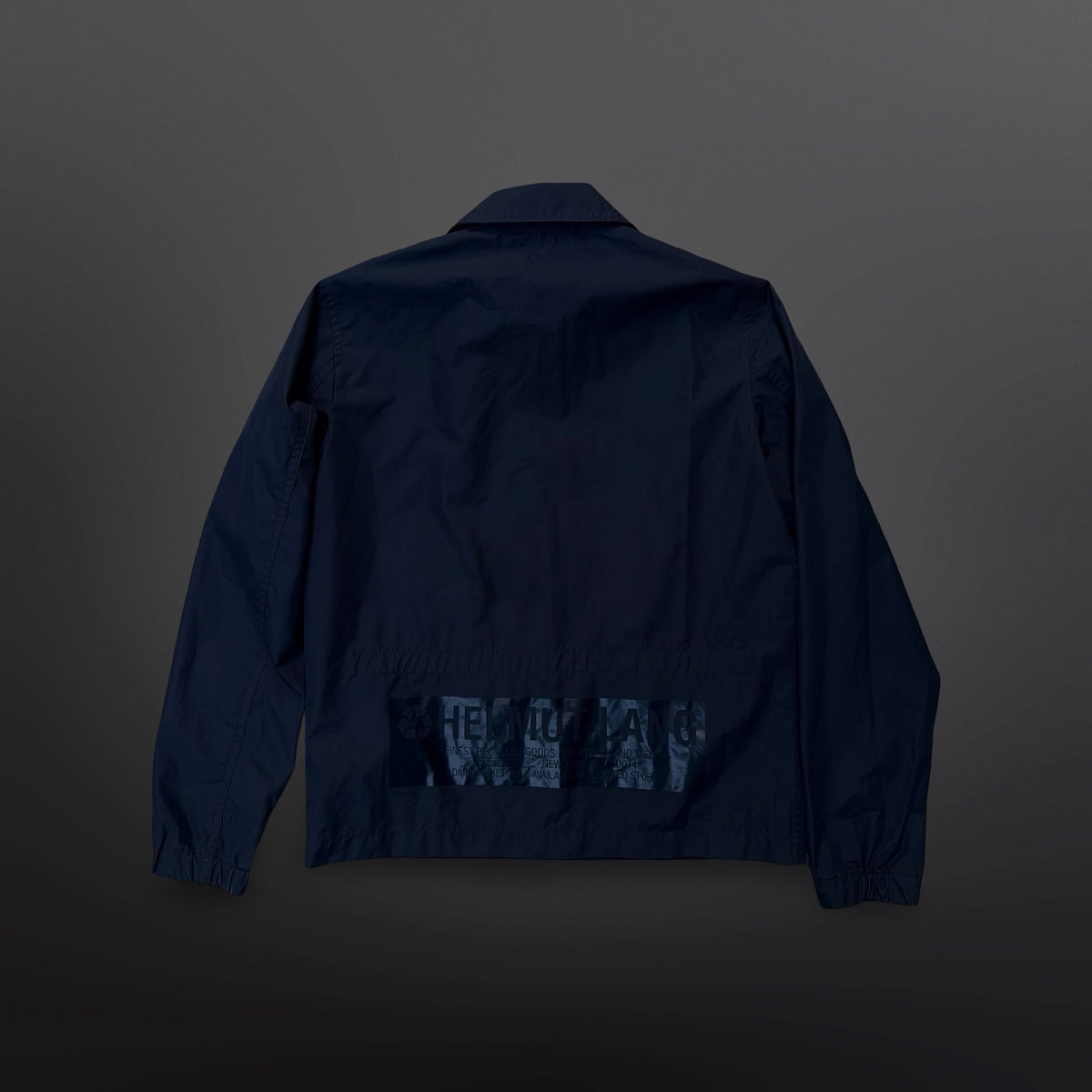 Helmut Lang Rain Coach Jacket – Navy – Size Small