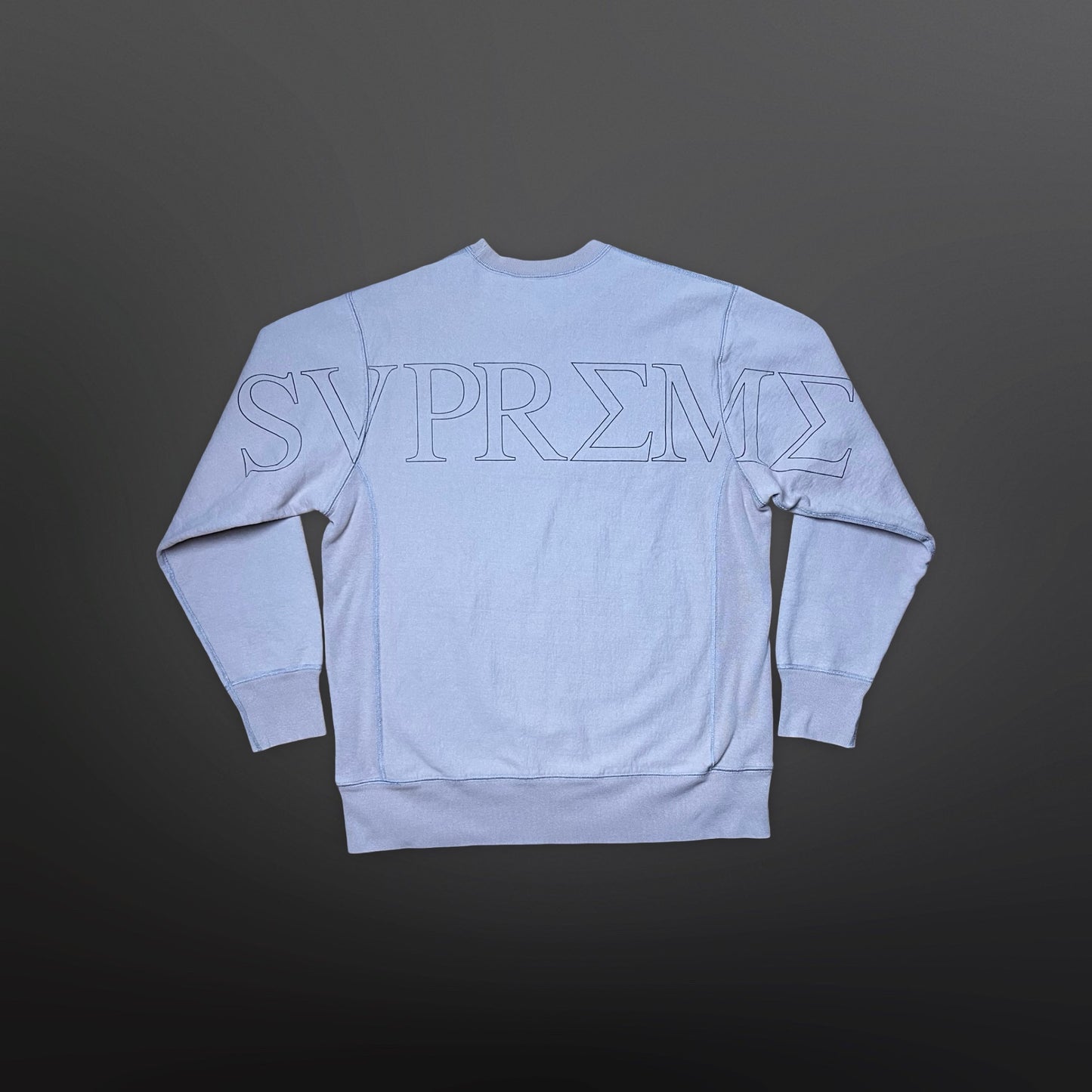 Supreme Sweatshirt Greek Logo Crewneck 2005 05AW L Large