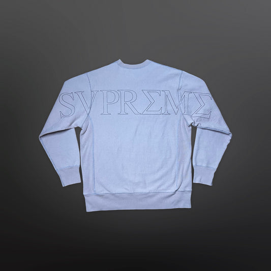 Supreme Sweatshirt Greek Logo Crewneck 2005 05AW L Large