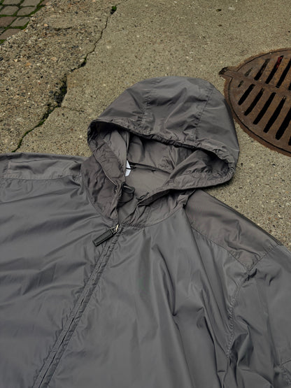 Prada Technical Nylon Windbreaker Jacket – Grey – XL