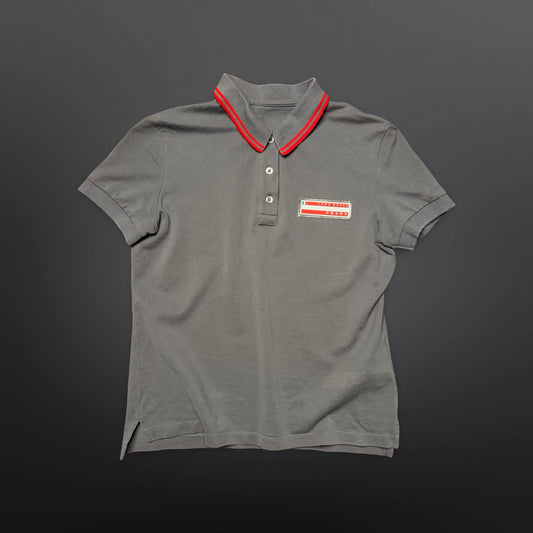 Prada Luna Rossa Polo i grå – dame str. M
