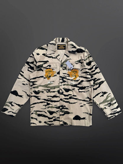 Garment Maharishi Sommer Jakke Skjorte Overshirt L Large Herre Brugt Used