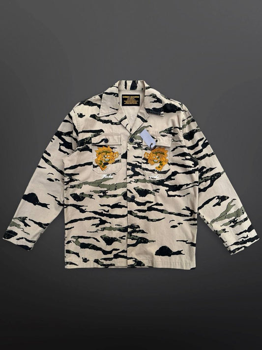 Garment Maharishi Sommer Jakke Skjorte Overshirt L Large Herre Brugt Used