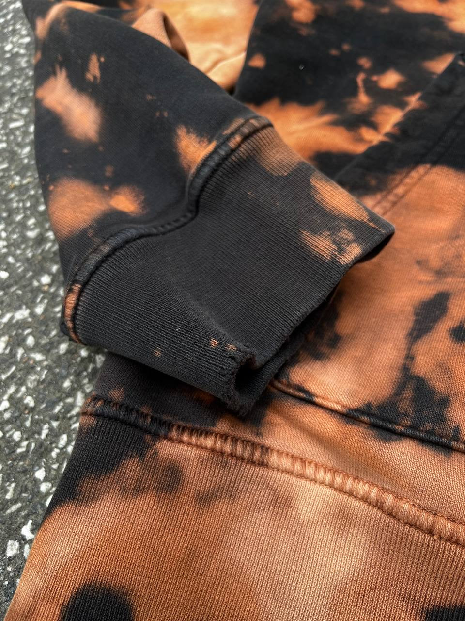 Stone Island Off Dyed Treatment Hættetrøje Hoodie i L Brugt Used