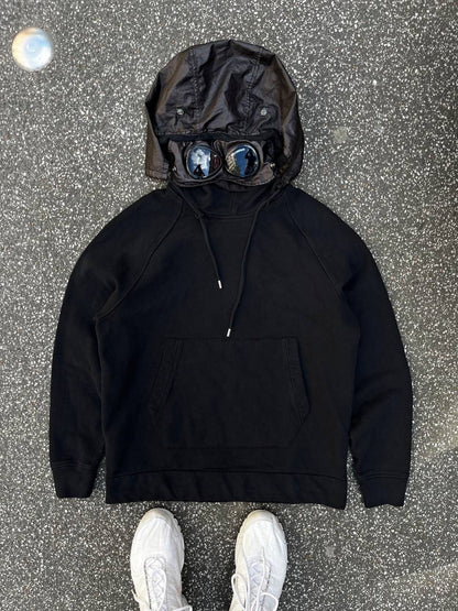 C.P. Company Google Hoodie Hættetrøje Reflective Sort M Medium Brand New