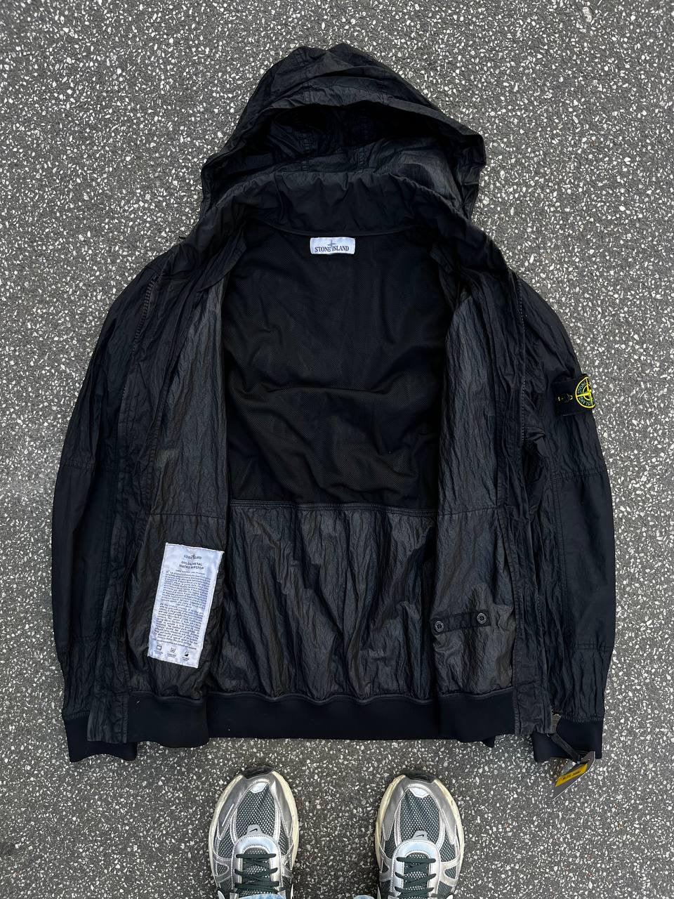 Stone Island Sommerjakke XL Sort