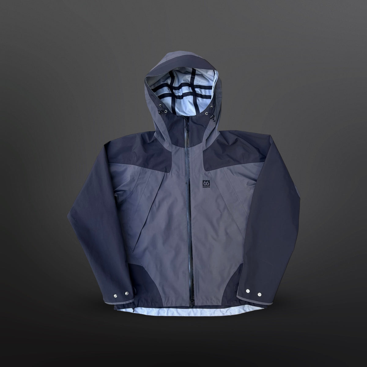 66°North Shell Jacket – Grey/Black – Size S