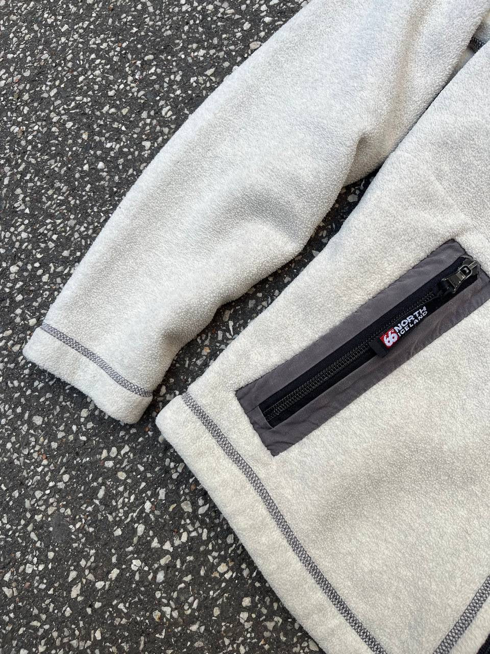 66 North Fleece Jakke L Large Dame Beige Creme