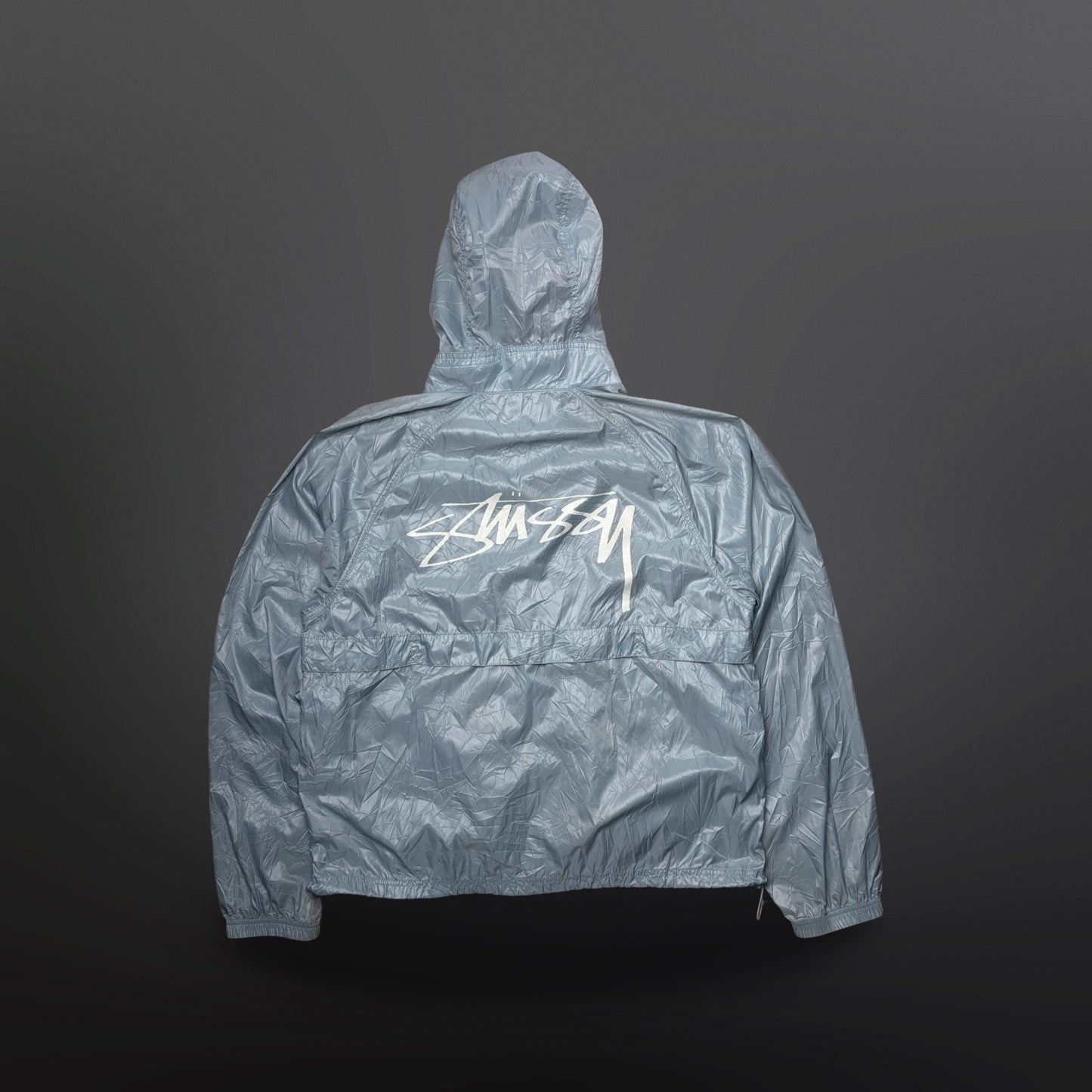 Stüssy Beach Wrinkled Nylon Shell – Slate (XL)