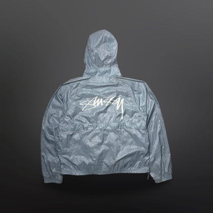 Stüssy Beach Wrinkled Nylon Shell – Slate (XL)