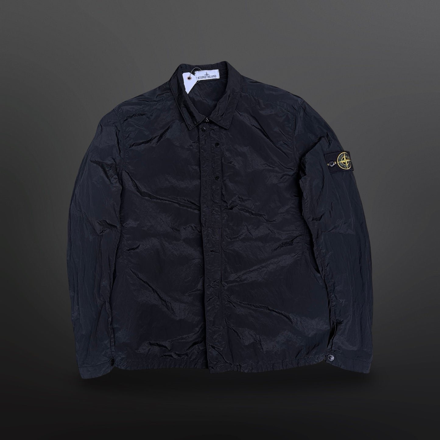 Stone Island Nylon Metal Overshirt – Sort (XL)