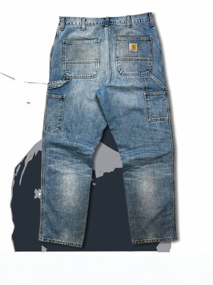 Brugte Used Carhartt Jeans Vintage Single Knee Pant W32 L32 i god stand