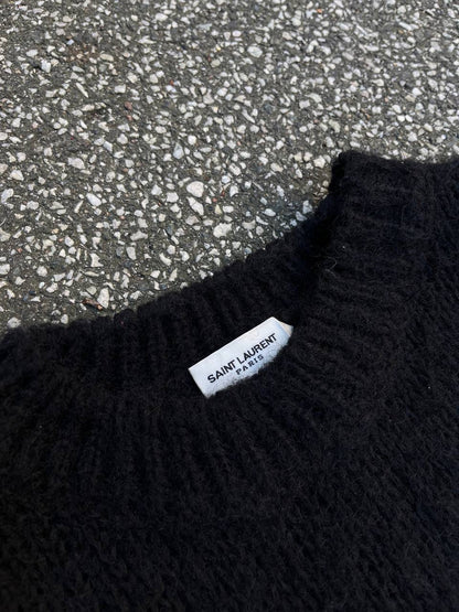Saint Laurent Paris Sweater Mohair M Medium Sort