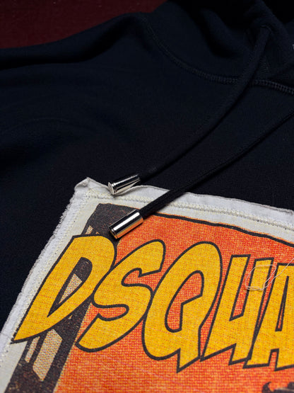 Dsquared2 x Betty Boop Relaxed Fit Hoodie – Black – Size M