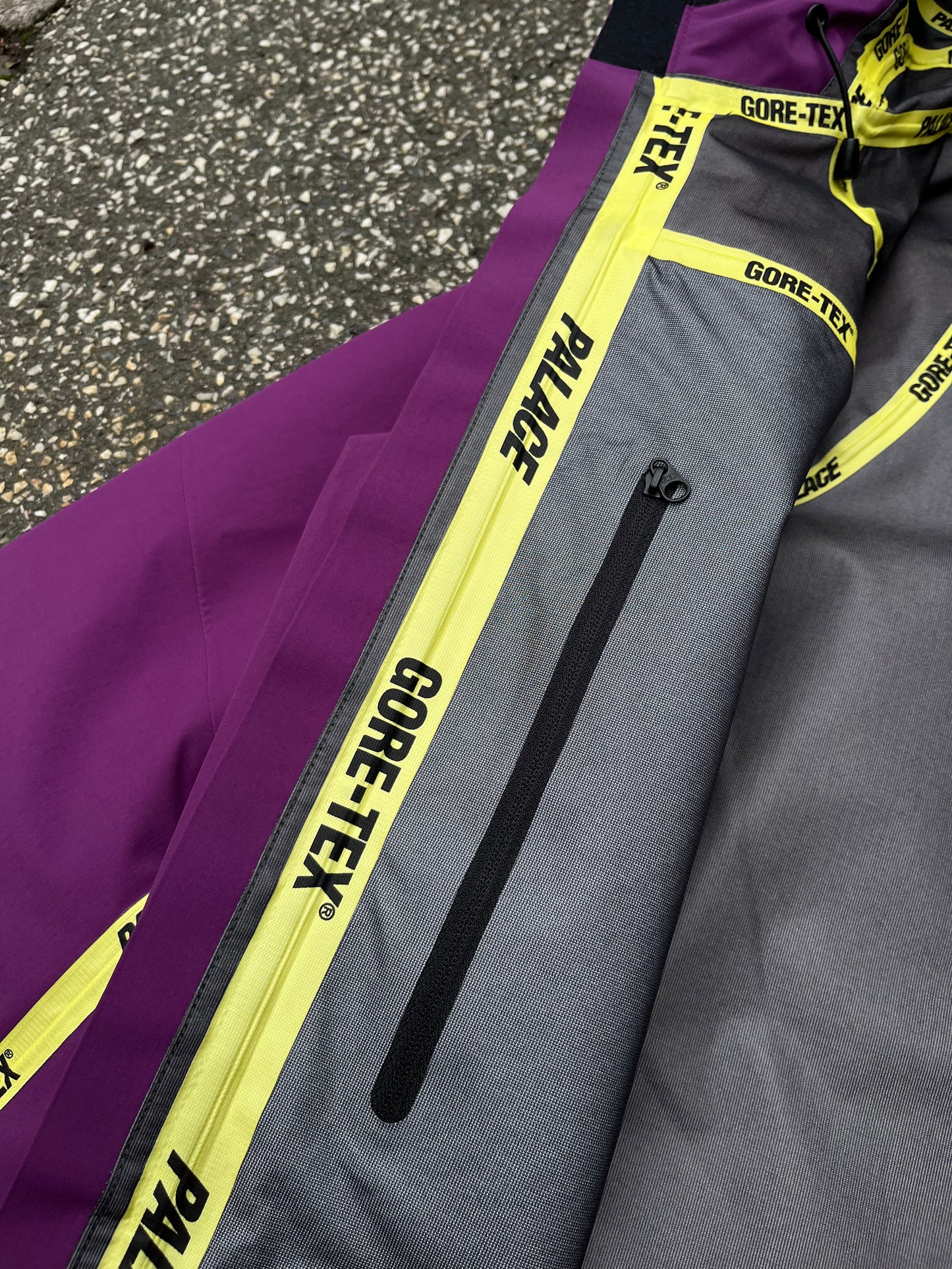 Palace Gore-Tex Skaljakke Regnjakke Lilla M Medium