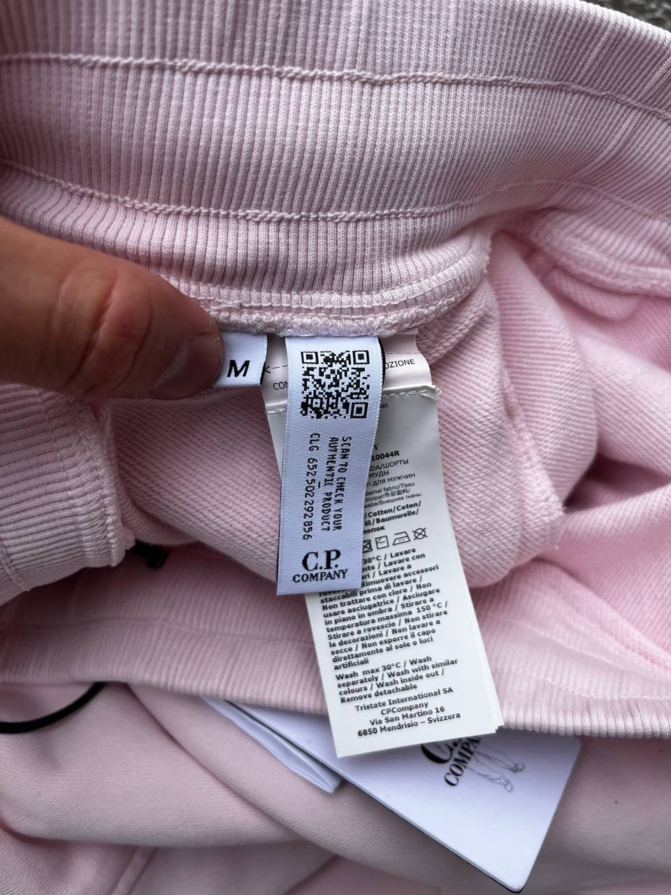 C.P. Company Bomuld Shorts i Rosa Pink M Medium Brand New