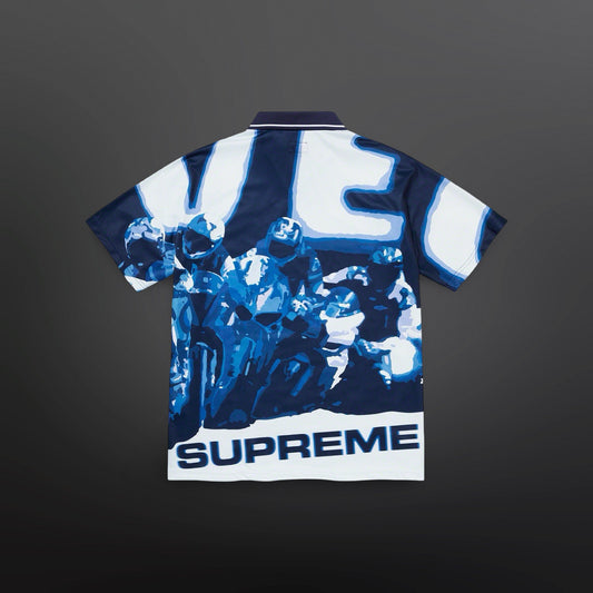 Supreme Racing Soccer Jersey – Navy (Large)