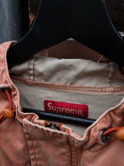 Supreme Big Logo Jakke Large Rose farve Vintage