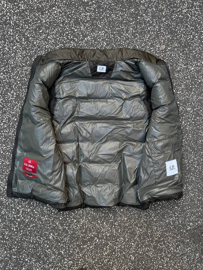 C.P. Company DD Shell Puffer Vest Grøn Khaki L Large