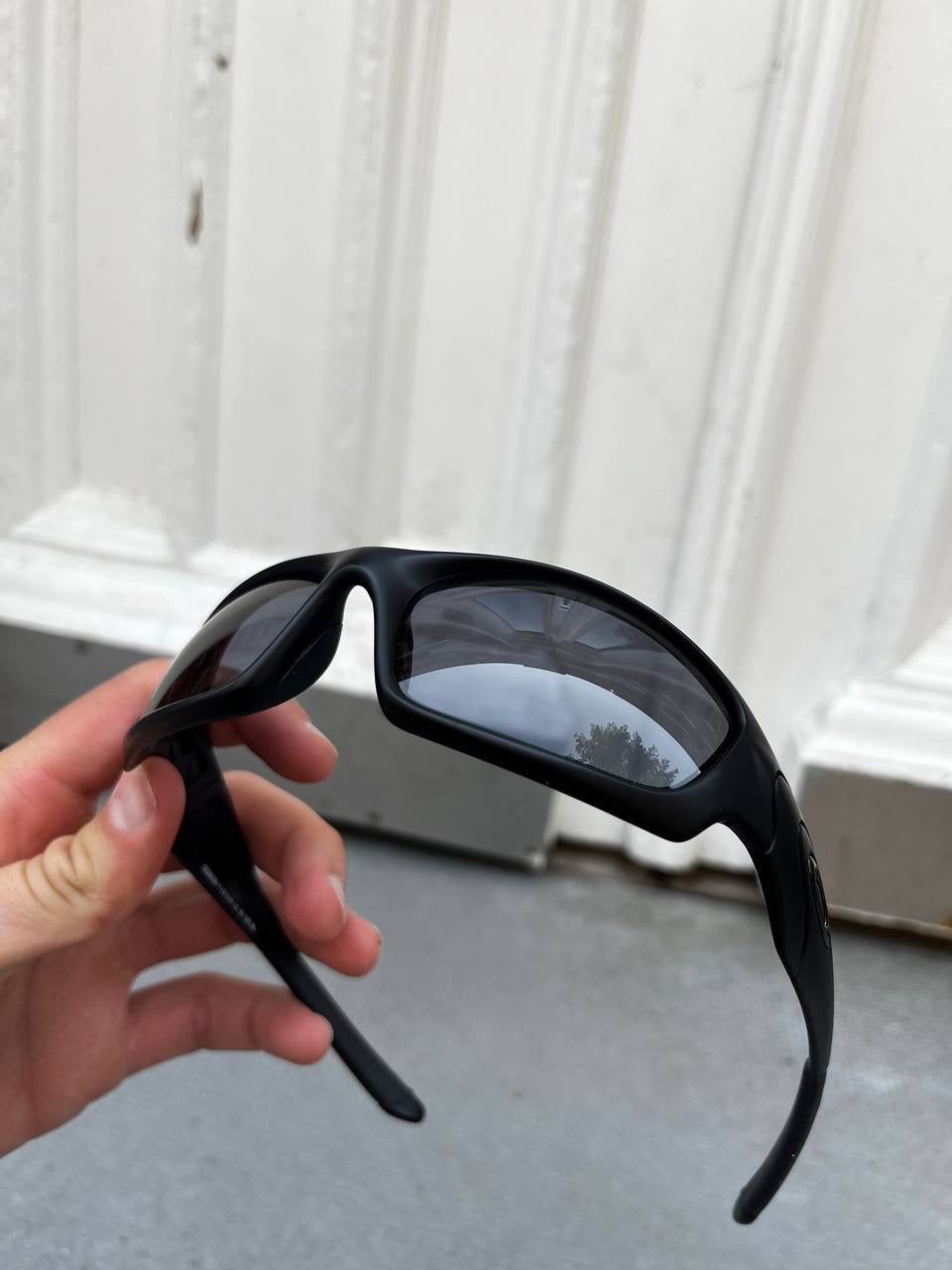 Oakley Solbriller Sunglasses Oakley Made In U.S.A Straight Jacket Sort Black Brugt Used