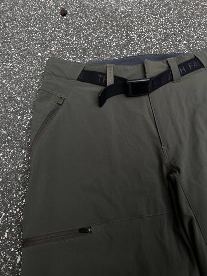 The North Face Shorts Taktik med Bælte Khaki Militær Grøn Green W30 Mænd Brand New