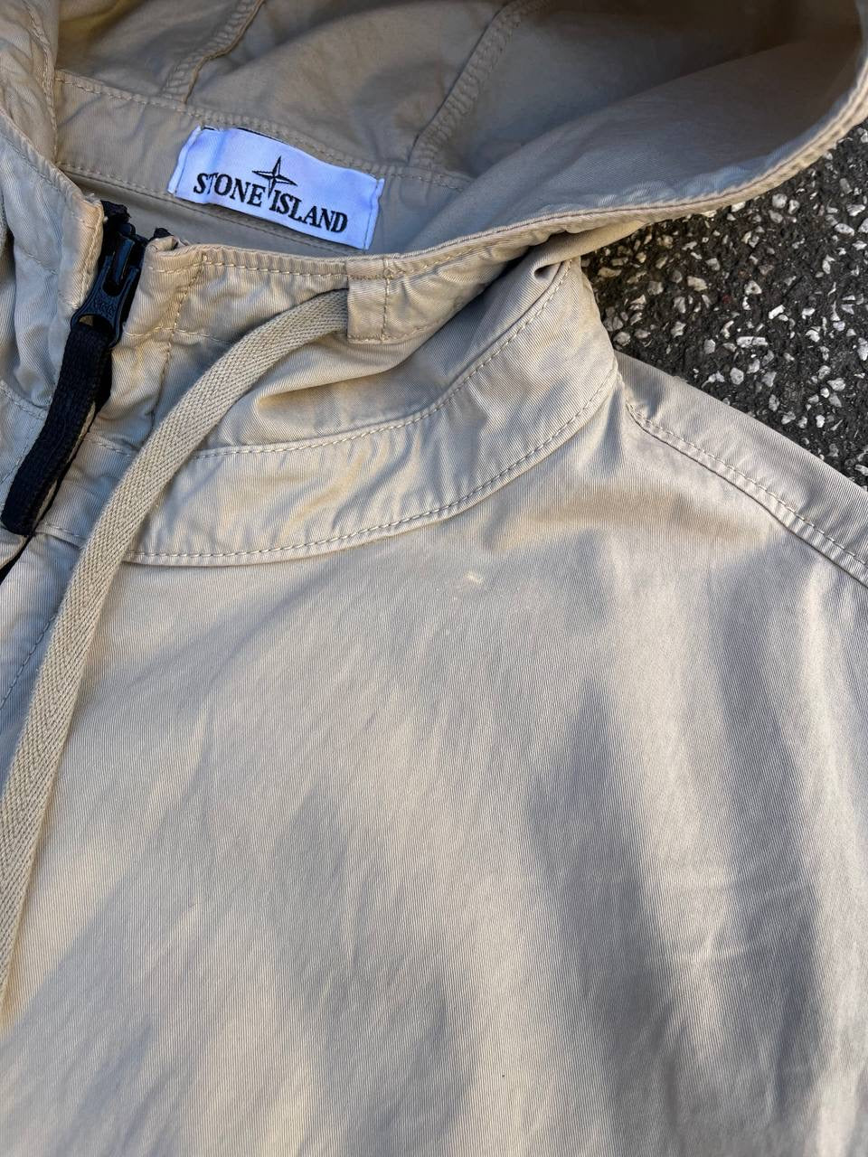 Stone Island Supima Cotton Twill Strech TC Sommerjakke i Beige XL