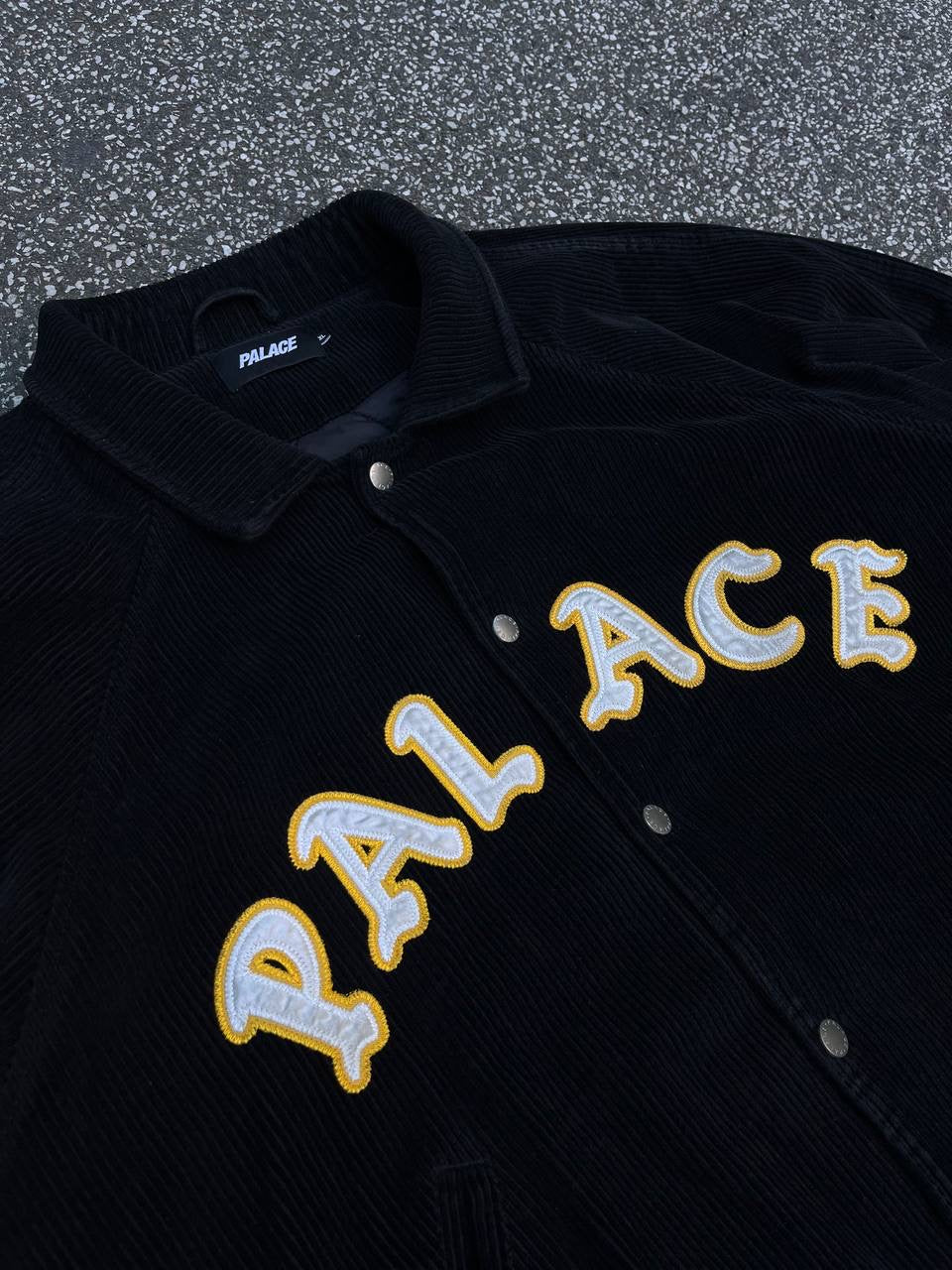 Palace Cord Bomber Black Sort Jakke XL