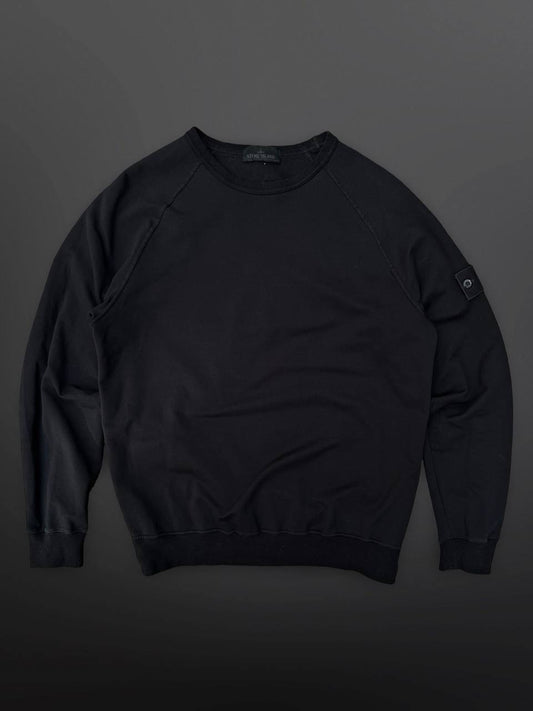 Stone Island Ghost Sort Black Sweatshirt Long sleeve L Large Brugt Used