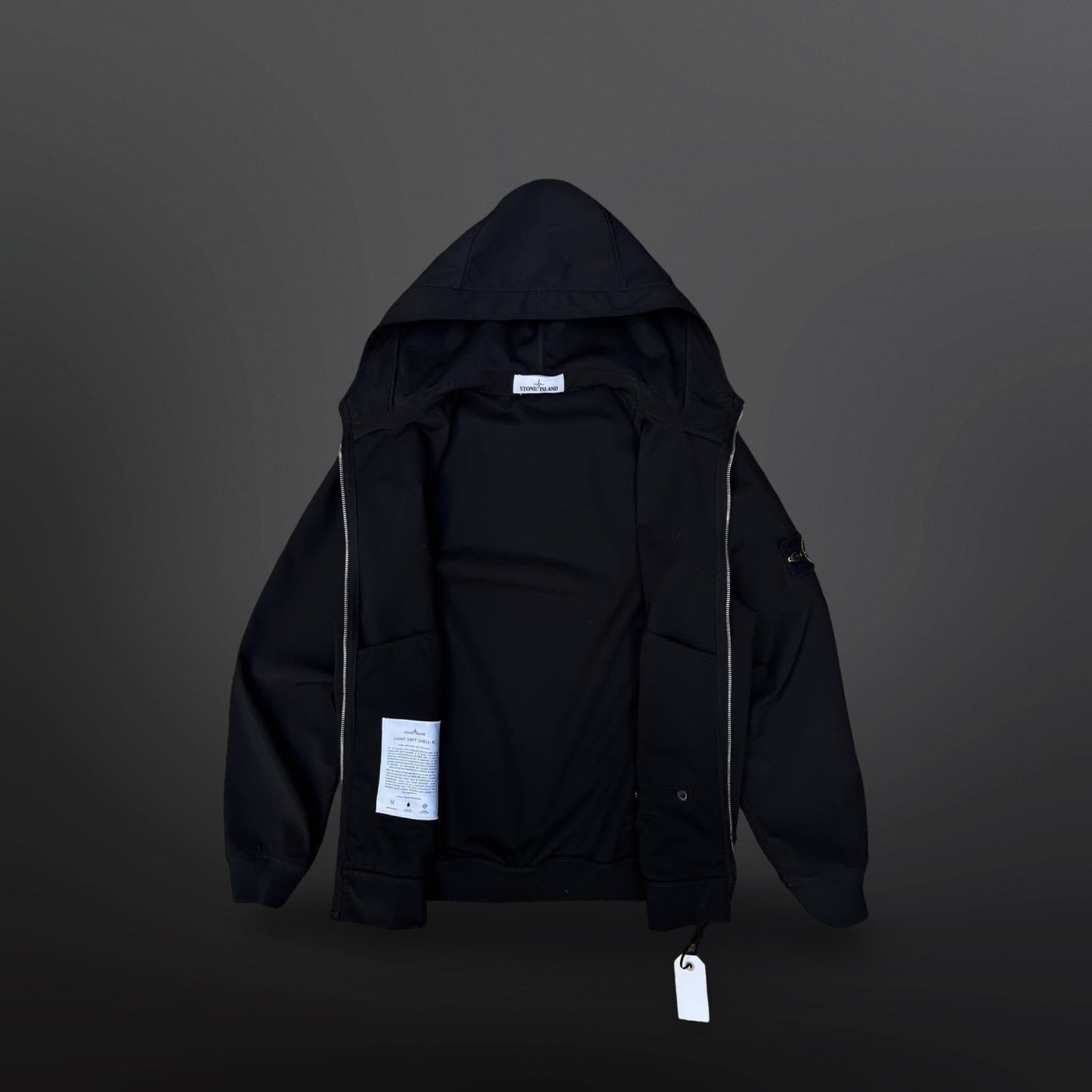 Stone Island Light Soft Shell-R Jakke – Sort XL