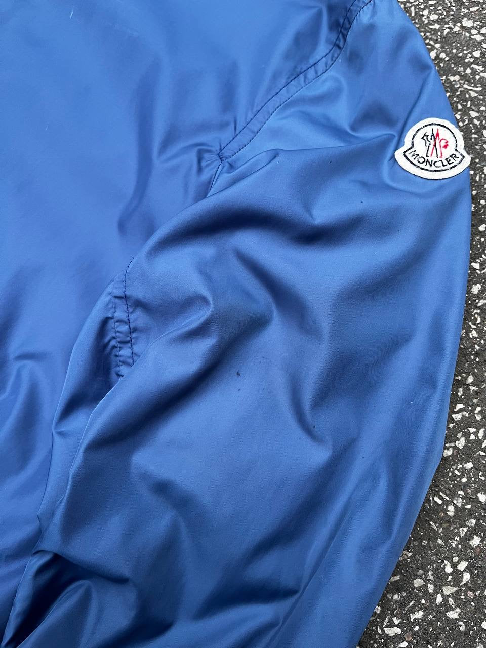 Moncler Darlan Giubbotto Jakke i Blå Large 4