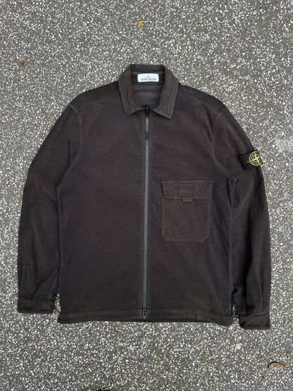 Stone Island Overshirt Skjorte Sommerjakke Overgangsjakke Velour 691511502