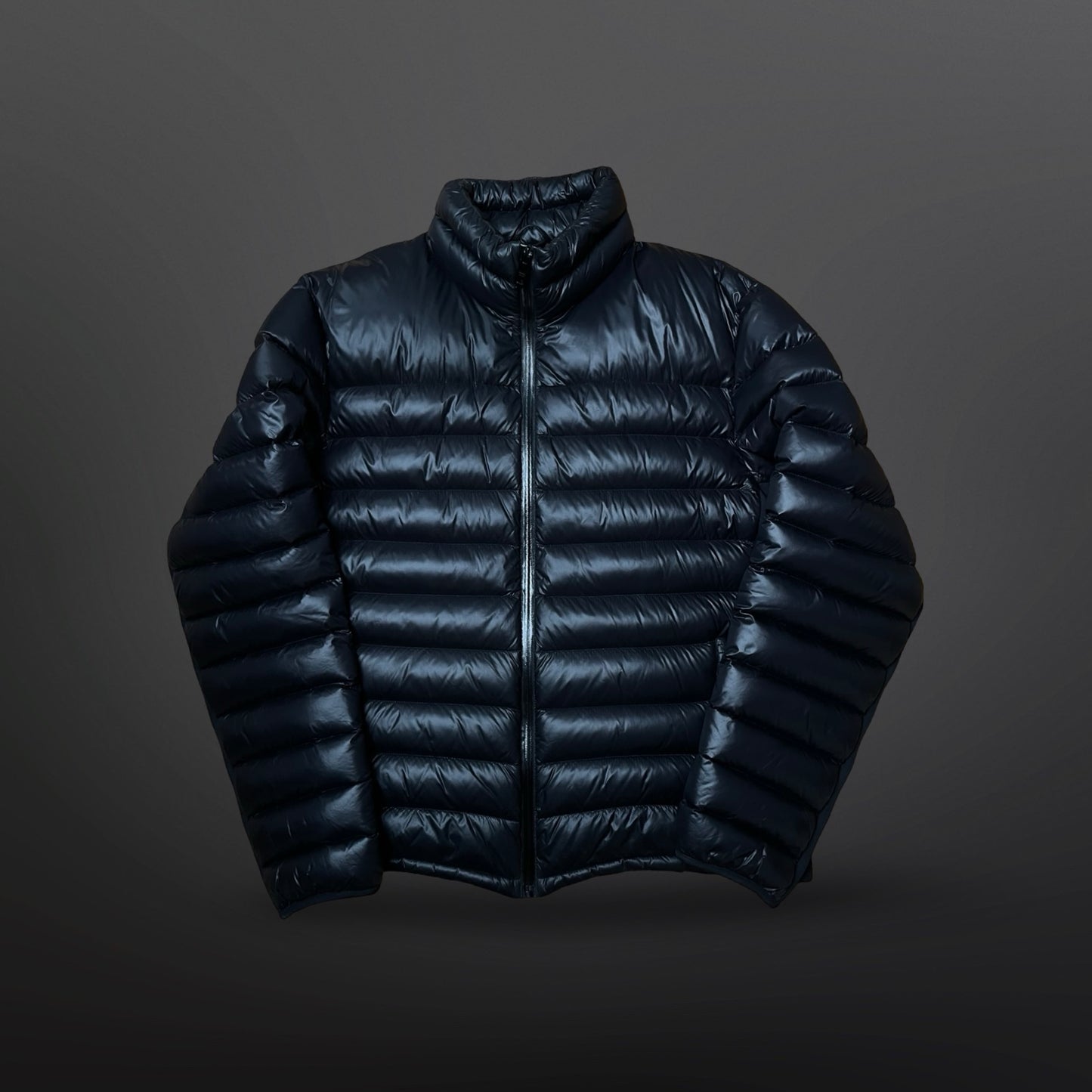 Prada Dunjakke – Sort Størrelse Large (IT Tg. 56)