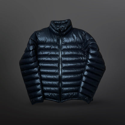 Prada Dunjakke – Sort Størrelse Large (IT Tg. 56)