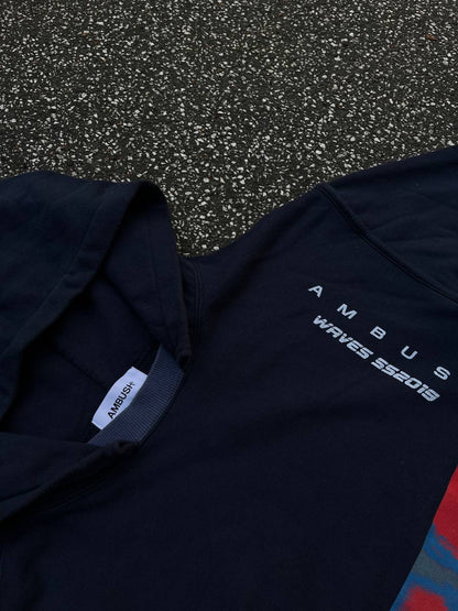 Ambush Hoodie Hættetrøje Navy Mørkeblå M Medium 2 SS 2019 Japan