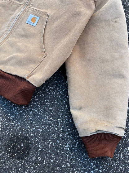 Carhartt Active Jacket Beige Vintage Small herre