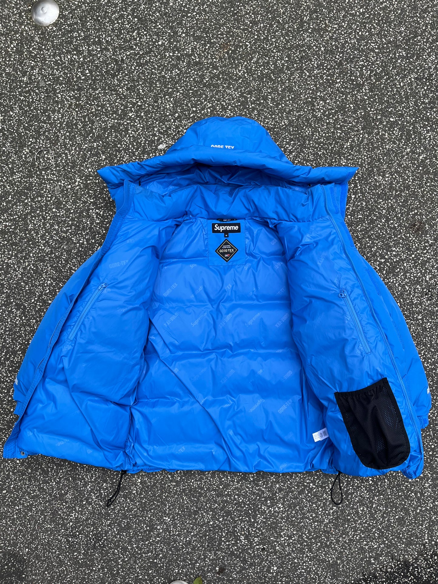 Supreme GORE-TEX 700-Fill Down Parka Blue, Str. M