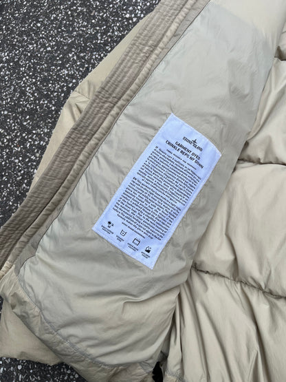 Stone Island Garment Dyed Crinkle Reps Down Jacket L Large