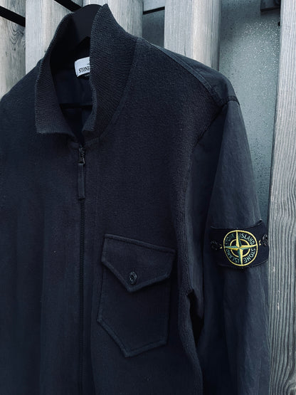 Stone Island Knitted Zipped Cardigan/overshirt nylon/cotton Medium - supersaelger