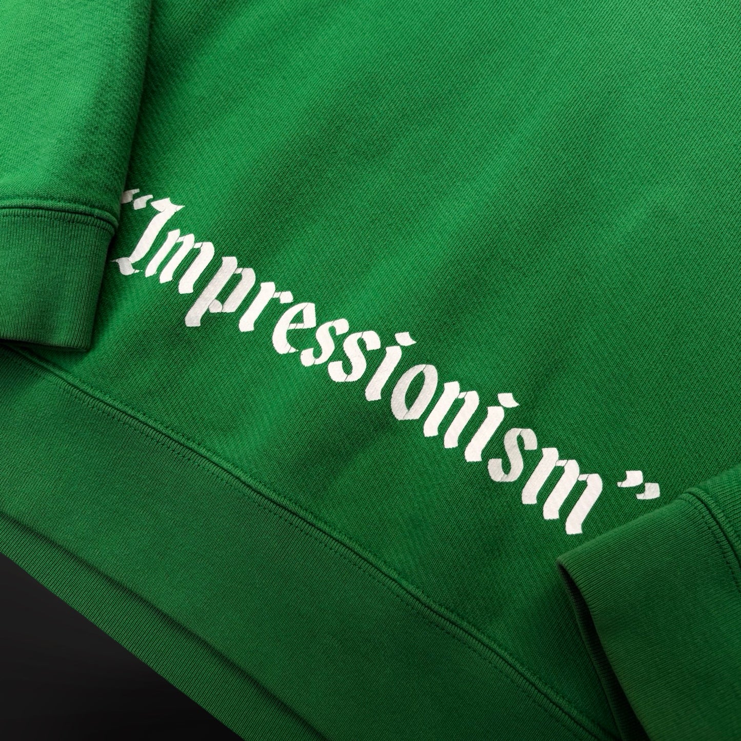 Off-White Impressionism Hoodie – Green / Black – Medium (Fitter Small)