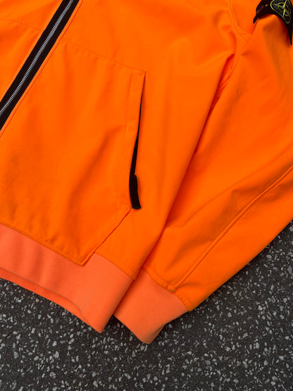 Stone Island Light Soft Shell-R Hoodie – Orange – XXL