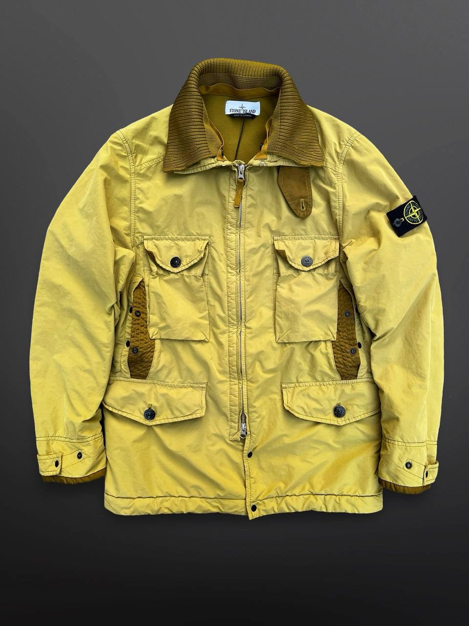 Stone Island David Jakke Med Fleece Insulation Small Ny