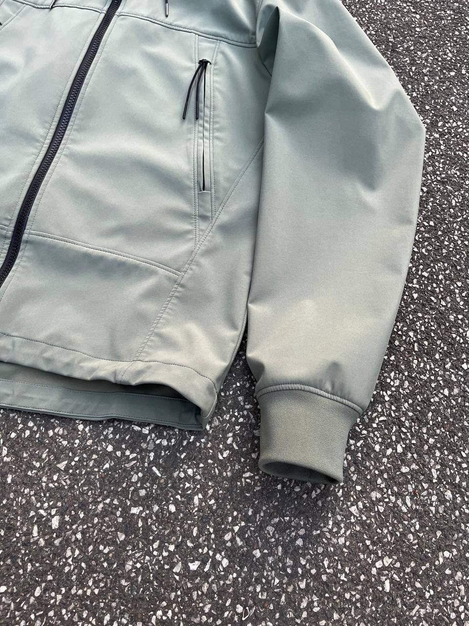 C.P.Company Softshell Jakke i Grøn med Briller Small