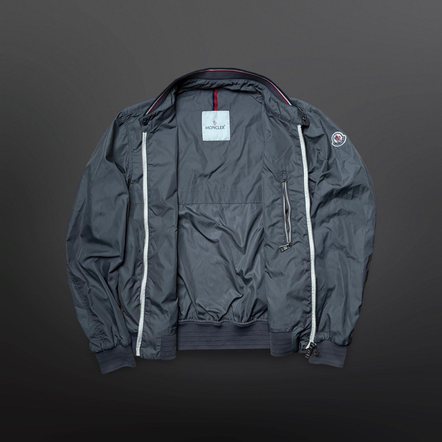Moncler Vindjakke / Windbreaker – Grå (Str. 1 / fits S)