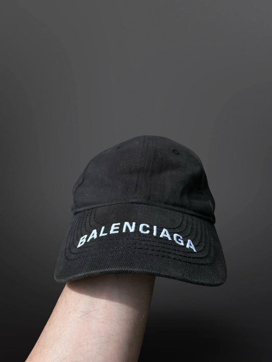 Balenciaga Cap Kasket Sort 58 L Large Brugt Used