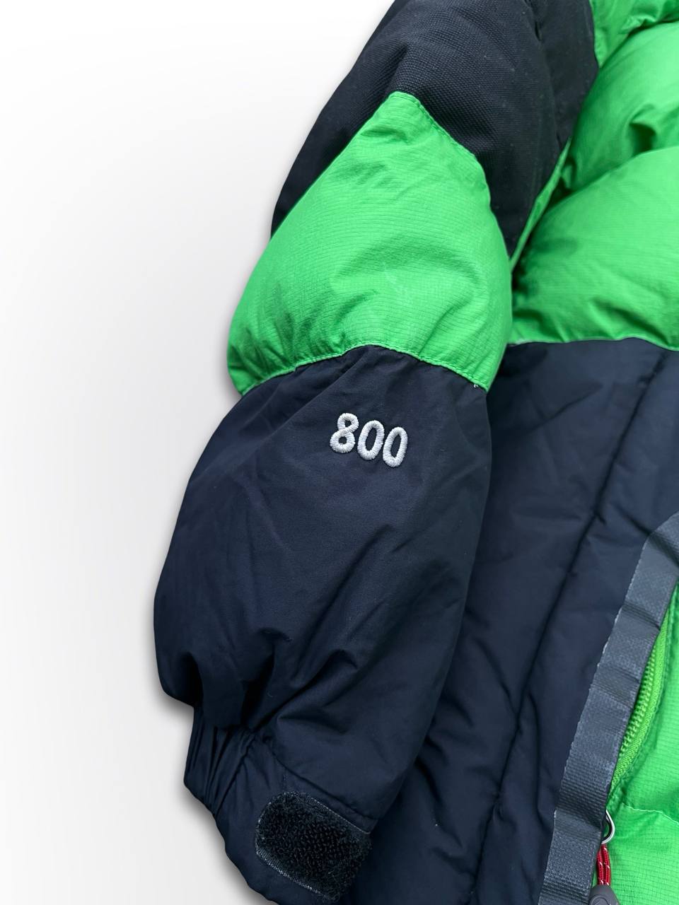 Brugt Dunjakke The North Face Himalayan Summit Series Vinterjakke i Grøn og Sort S small herre M medium Kvinde Unisex
