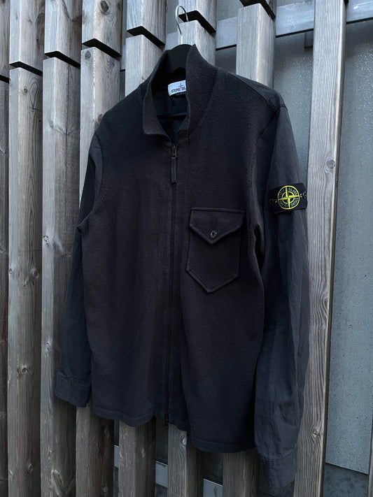 Stone Island Knitted Zipped Cardigan/overshirt nylon/cotton Medium - supersaelger
