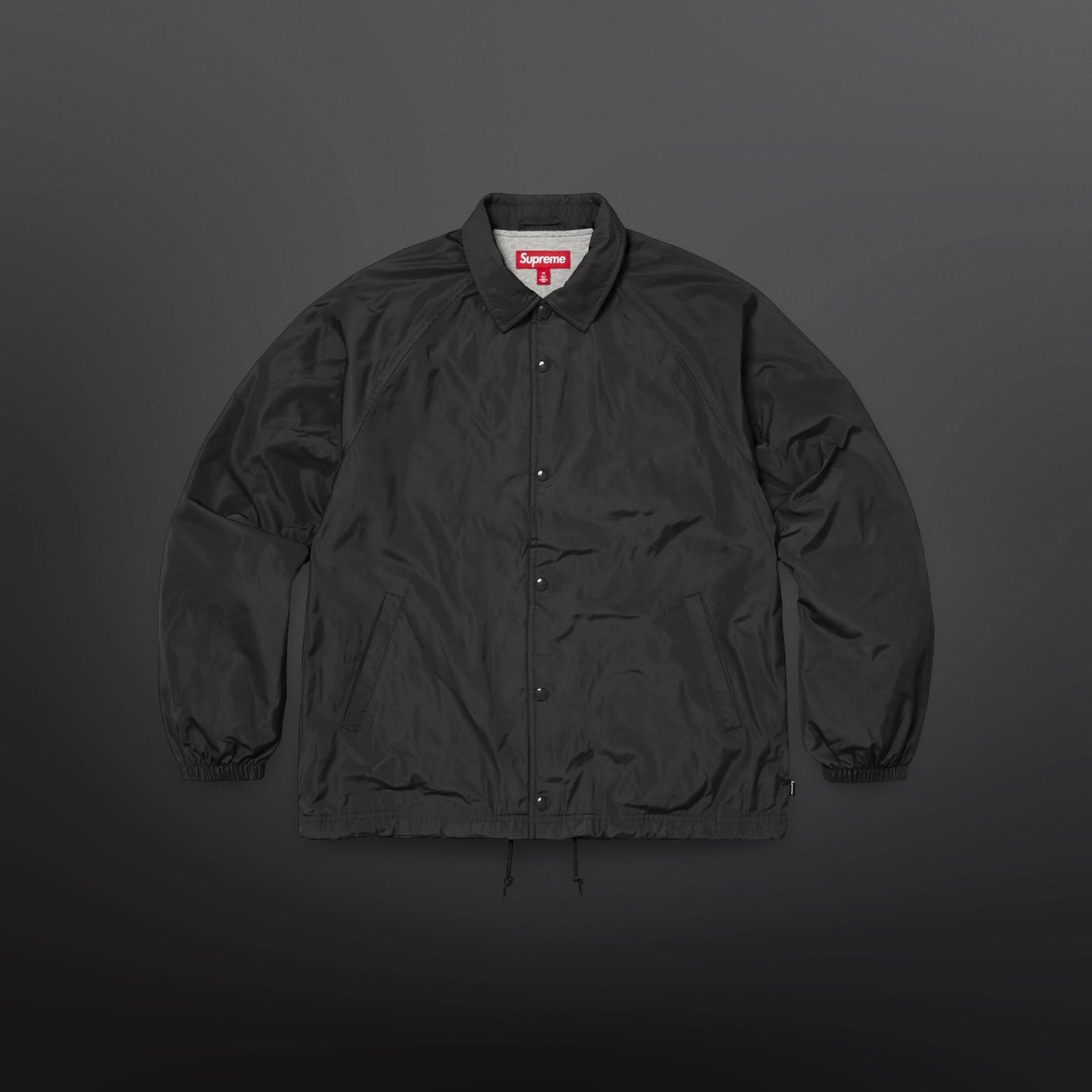 Supreme Old English Arc Coaches Jacket Black S Small