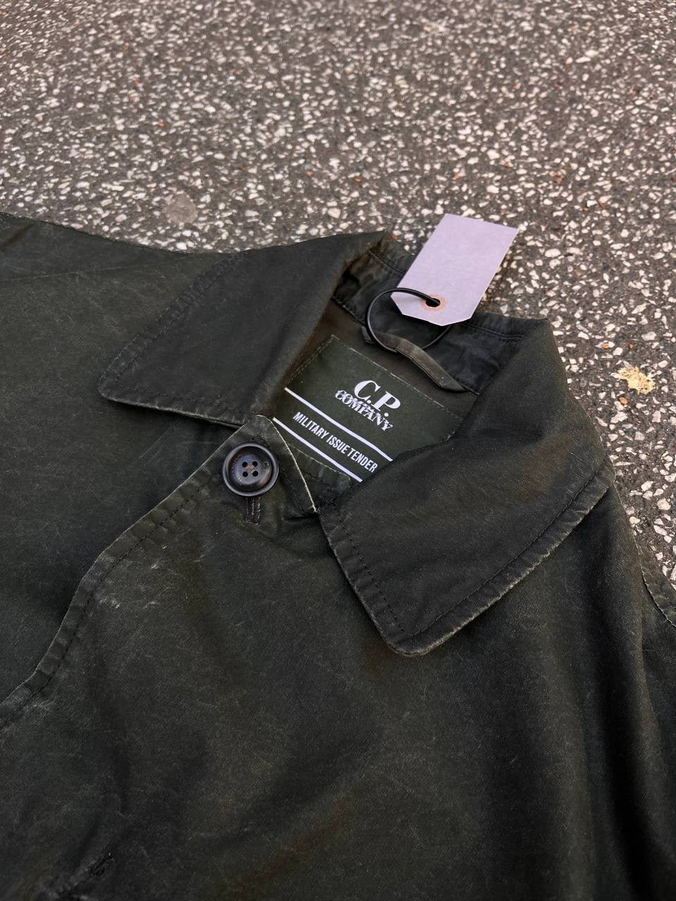 C.P. Company La Mille Jacket Grøn Militær Khaki M Medium Brugt Used Vintage