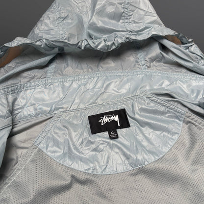 Stüssy Beach Wrinkled Nylon Shell – Slate (XL)